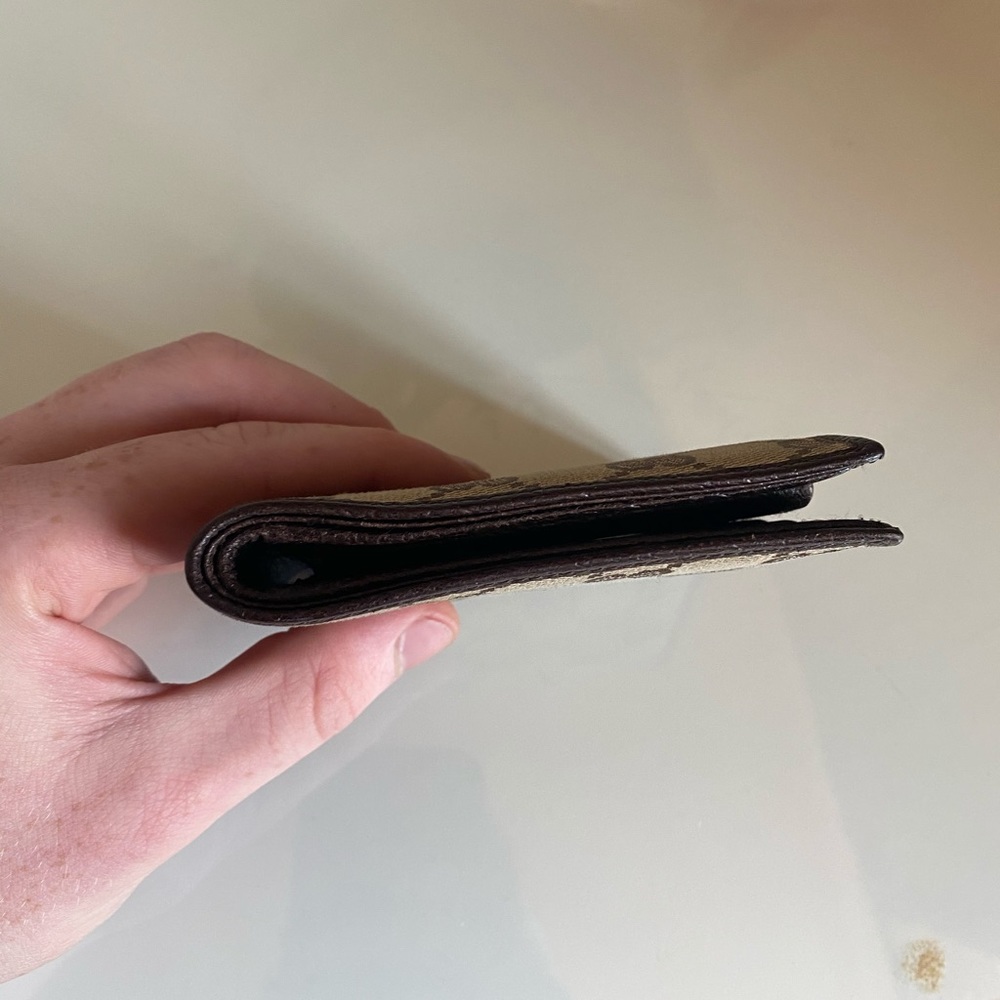 SOLD Gucci Monogram Leather Wallet - Picture 9 of 16
